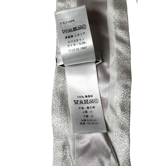 Christian Dior Mitzah Floral Silk Twill Bandeau Scarf - Picture 4 of 6